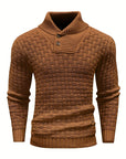 Alistair | Textured Shawl-Collar Sweater