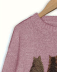 Tamara | Cozy Cat-Print Sweater