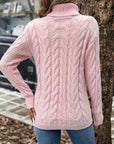 Celeste | Cozy Cable-Knit Turtleneck Sweater