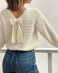 Imogen | Bow-Detail Knit Sweater