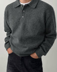 Landon | Refined Polo Collar Sweater