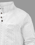 Sterling | Textured Stand-Collar Pullover
