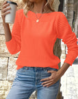 Maisie | Openwork Sleeve Sweater