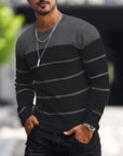 Henry | Striped Crew Neck Sweater