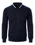 Raymond | Textured Zip-Up Bomber Jacket