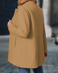 Juliette | Elegant Stand-Collar Button Coat