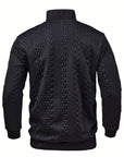 Sterling | Textured Stand-Collar Pullover