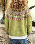 Esme | Nordic Patterned Cardigan