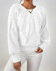 Cassidy | Cable-Knit Round-Neck Sweater