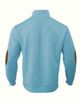 Ronan | Stand Collar Button Henley Sweater