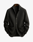 Elliot | Tailored Button-Front Knit Cardigan