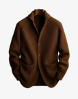 Elliot | Tailored Button-Front Knit Cardigan