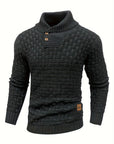 Alistair | Textured Shawl-Collar Sweater