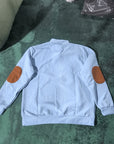 Ronan | Stand Collar Button Henley Sweater