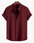 Cyrus | Refined Stand-Collar Shirt