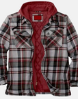 Rhett | Rugged Hooded Plaid Jacket