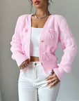 Juniper | Soft Bow-Detail Long Sleeve Cardigan