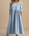 Miranda | Classic Mid Sleeve Dress
