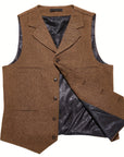 Byron | Refined Herringbone Waistcoat