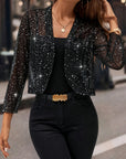 Elaine | Shimmer Cropped Jacket