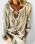 Fleur | Romantic Tie-Neck Blouse