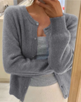 Delphina | Soft Button-Front Cardigan