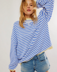 Paula | Striped Round-Neck Pullover