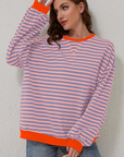 Paula | Striped Round-Neck Pullover