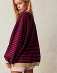 Paula | Striped Round-Neck Pullover