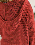 Delaney | Relaxed Open-Knit Hooded Sweater