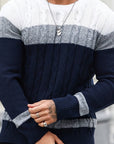Nolan | Textured Cable-Knit Sweater