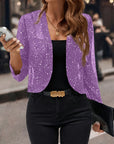 Elaine | Shimmer Cropped Jacket