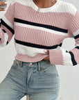 Wren | Colorblock Striped Sweater