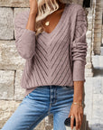 Elaine | Relaxed V-Neck Sweater