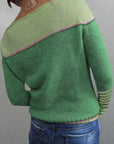 Francesca | Color-Block Boat Neck Sweater