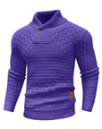 Alistair | Textured Shawl-Collar Sweater