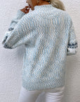 Tamsin | Cozy Snowflake Mock-Neck Sweater