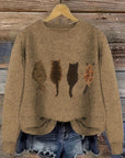 Tamara | Cozy Cat-Print Sweater