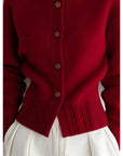 Margot | High-Neck Button Cardigan
