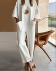 Amely | Elegant Wide Sleeve Pocket Jumpsuit