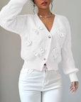 Juniper | Soft Bow-Detail Long Sleeve Cardigan