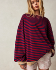Paula | Striped Round-Neck Pullover