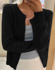 Delphina | Soft Button-Front Cardigan