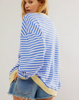 Paula | Striped Round-Neck Pullover
