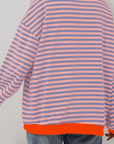 Paula | Striped Round-Neck Pullover