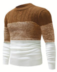 Graham | Color-Block Crew Neck Sweater