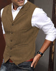 Byron | Refined Herringbone Waistcoat
