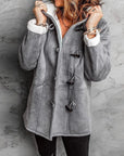 Warm Hooded Coat with Fleece Lining