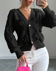 Juniper | Soft Bow-Detail Long Sleeve Cardigan
