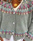 Esme | Nordic Patterned Cardigan